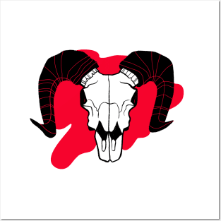 Sheep Skull Posters and Art